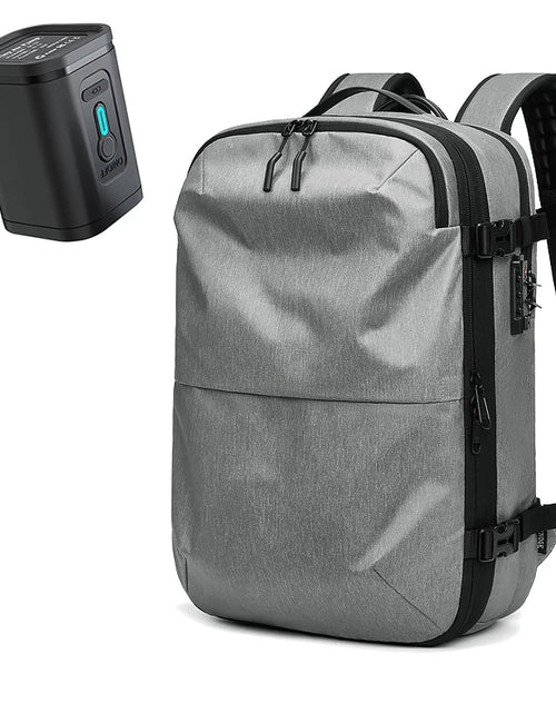 Load image into Gallery viewer, Men Travel Backpack Vacuum Compression 17 Inch Laptop Backpack Business Large Capacity School Backpack Expanded Hiking Backpack
