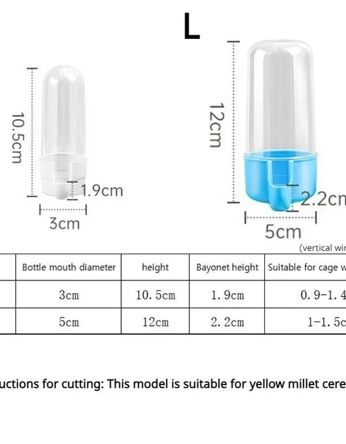 Load image into Gallery viewer, Hanging Pet Feeder Squirrel Parrot Water Dispenser Pet Bird Food Box Cage Accessories Birds Supplies
