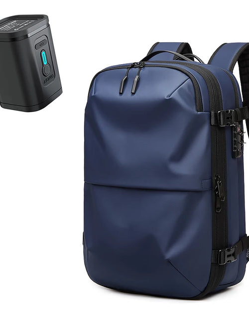 Load image into Gallery viewer, Men Travel Backpack Vacuum Compression 17 Inch Laptop Backpack Business Large Capacity School Backpack Expanded Hiking Backpack
