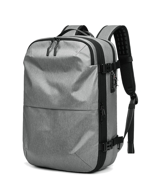 Load image into Gallery viewer, Men Travel Backpack Vacuum Compression 17 Inch Laptop Backpack Business Large Capacity School Backpack Expanded Hiking Backpack
