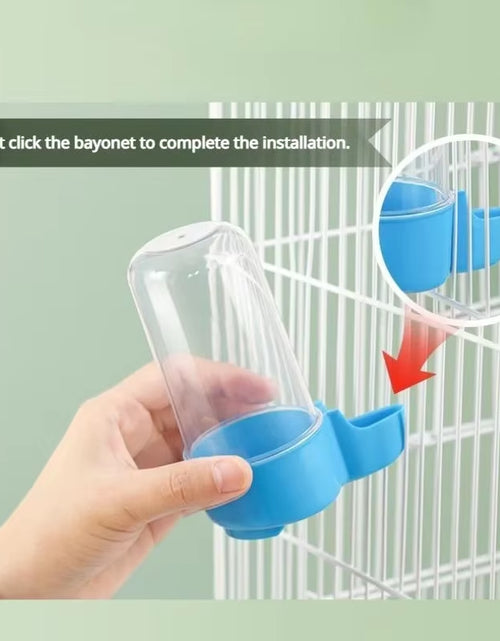 Load image into Gallery viewer, Hanging Pet Feeder Squirrel Parrot Water Dispenser Pet Bird Food Box Cage Accessories Birds Supplies
