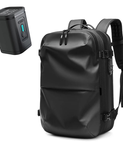 Load image into Gallery viewer, Men Travel Backpack Vacuum Compression 17 Inch Laptop Backpack Business Large Capacity School Backpack Expanded Hiking Backpack
